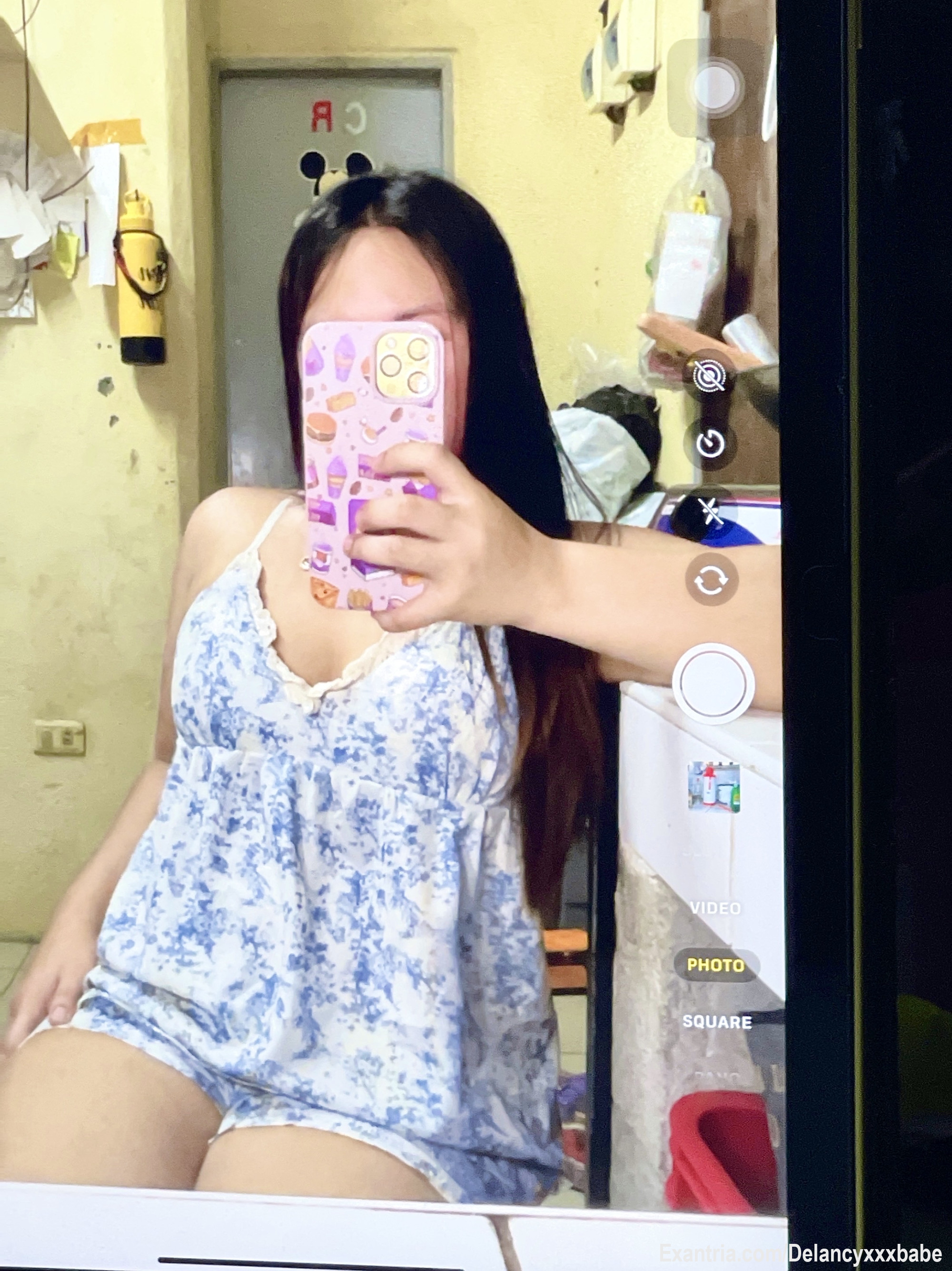 Powder blue looks good on me 💙🦋