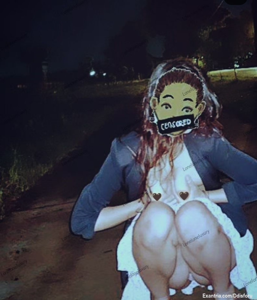 midnight beauty on public busy road 🍒🤫