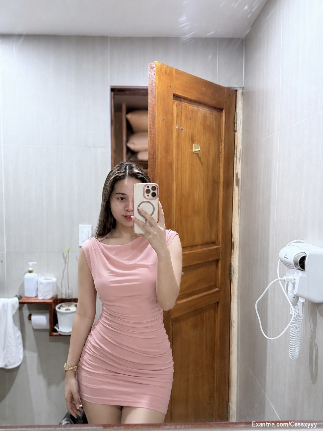Pink look goods on me. 🤍🌷
