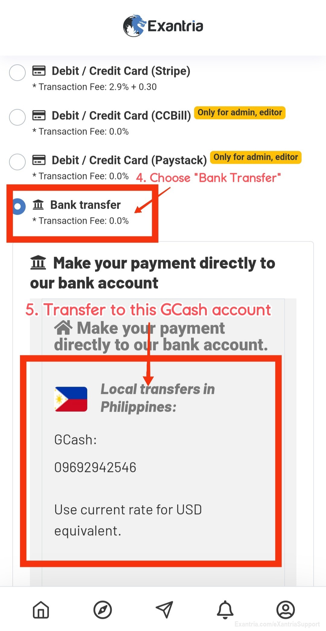 Wallet Top up from GCash (For Phillipines Users)
